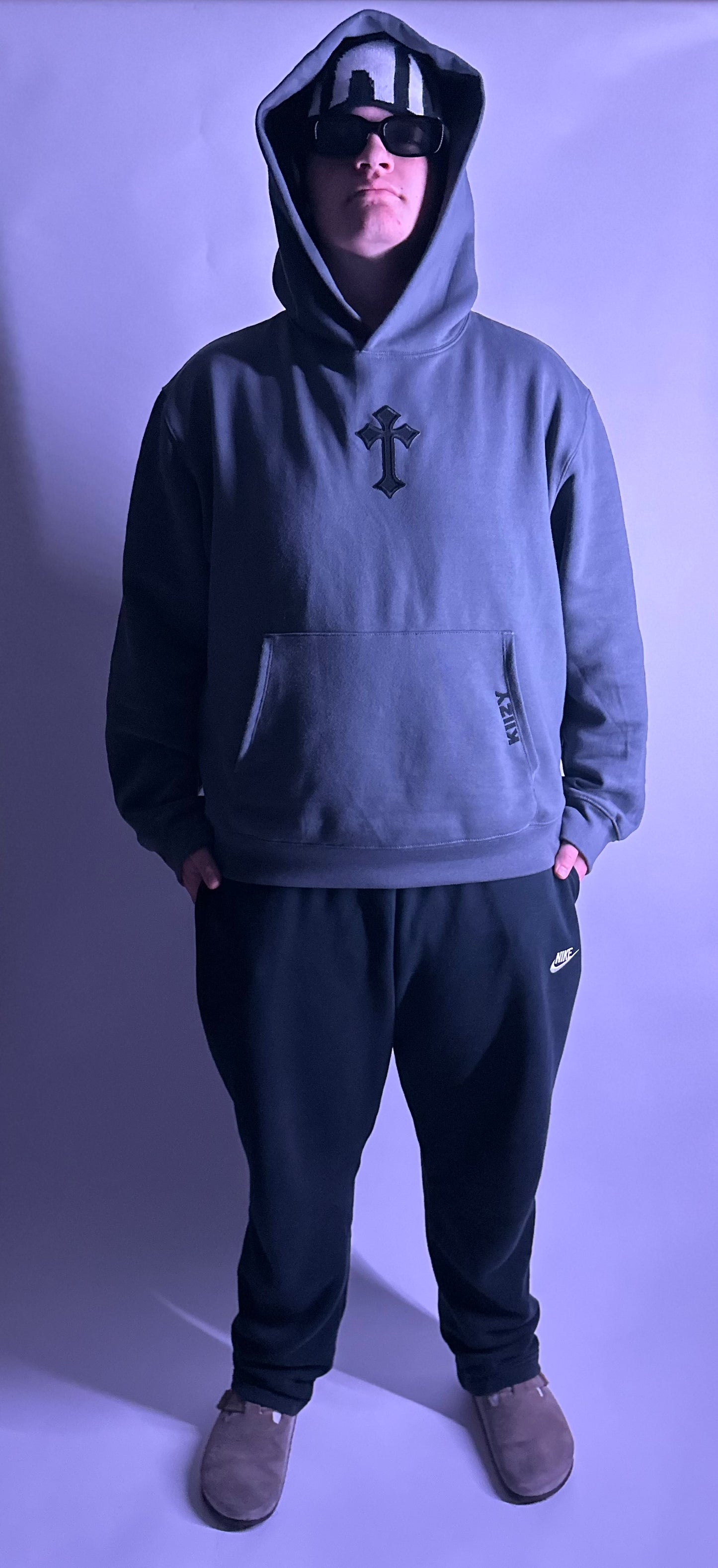 Asphalt Cross Hoodie