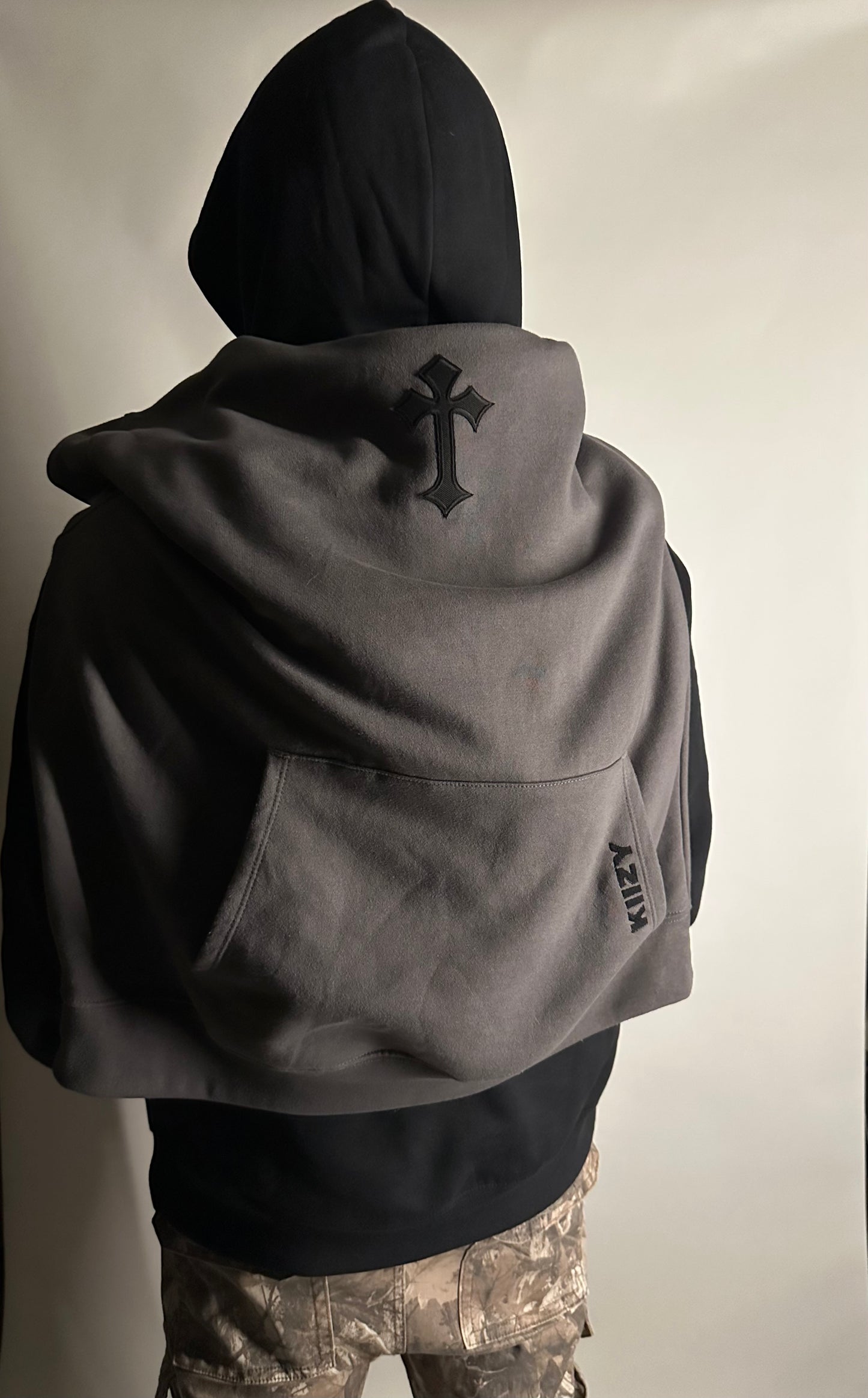 Asphalt Cross Hoodie